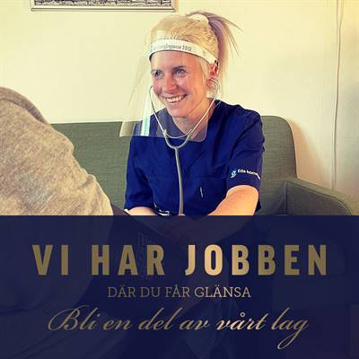 Banner "vi har jobben"