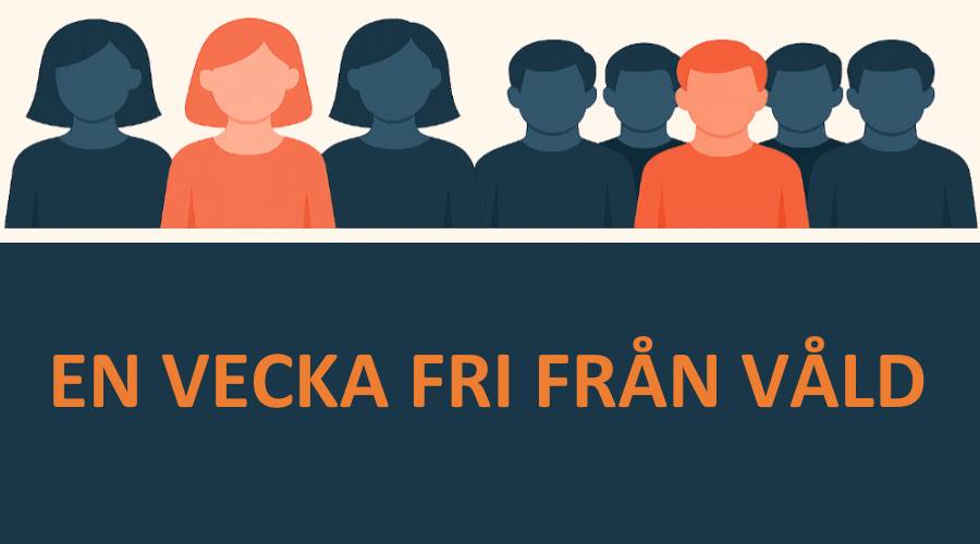 EN VECKA FRI FRÅN VÅLD, fokus på nära relationer Var tredje kvinna och var femte man har någon gång utsatts för våld i sin parrelation. Kvinnor utsätts oftare för grovt, upprepat och kontrollerand (1).png