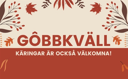 En bild som beskriver Gôbbkväll