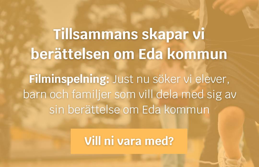 Bild med texten: Tillsammans skapar vi berättelsen om Eda