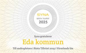 Eda tv&#229;a i V&#228;rmland i ”B&#228;sta Tillv&#228;xt 2025&quot;